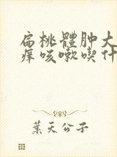 扁桃体肿大喉咙痒咳嗽吃什么药好