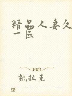 精品人妻久久久一区