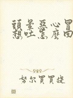 头晕恶心冒虚汗想吐怎么回事