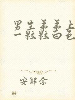 男生弟弟上长了一粒粒白色的颗粒是什么