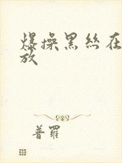 爆操黑丝在线播放