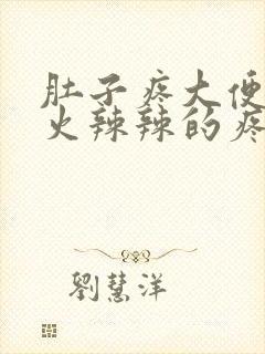 肚子疼大便肛门火辣辣的疼怎么回事