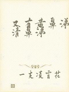 又有黄鼻涕又有清鼻涕