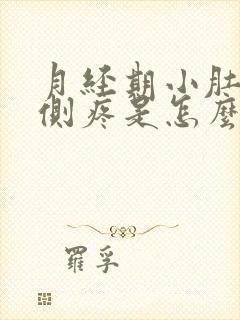 月经期小肚子左侧疼是怎么回事女性