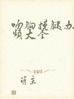 吻胸摸腿办公视频大全