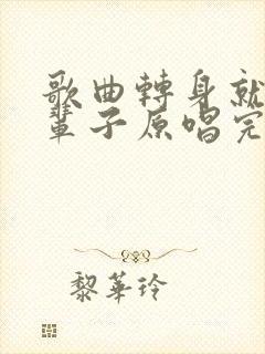 歌曲转身就是一辈子原唱完整版