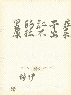 男的肚子疼想拉屎拉不出来怎么回事