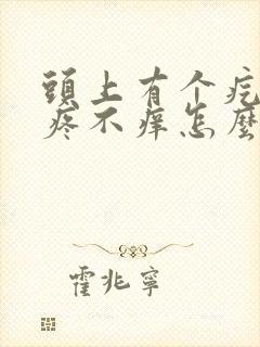 头上有个疙瘩不疼不痒怎么回事