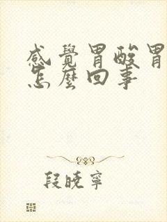 感觉胃酸胃堵是怎么回事封面