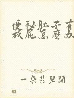 便秘肚子有气老放屁怎么办