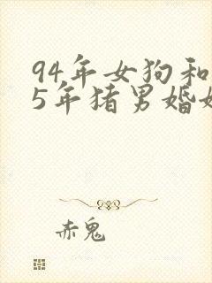 94年女狗和95年猪男婚姻怎样