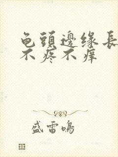 龟头边缘长疙瘩不疼不痒