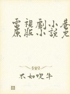 电视剧小巷人家原版小说免费观看封面