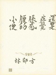 小腹胀疼还想大便的感觉是什么原因