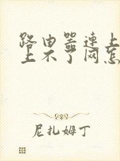 路由器连上网了上不了网怎么办