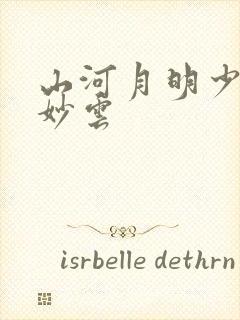 山河月明少年徐妙云