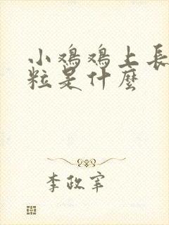 小鸡鸡上长小肉粒是什么