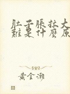 肚子胀拉大便困难是什么原因