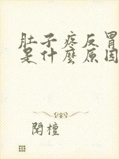 肚子疼反胃呕吐是什么原因