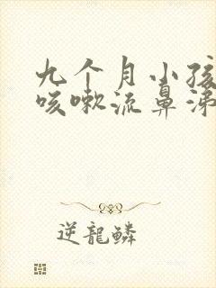 九个月小孩感冒咳嗽流鼻涕怎么办封面