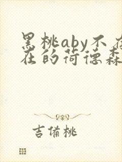 黑桃aby不存在的荷德森笔趣阁