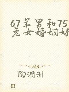 67羊男和75兔女婚姻好不好