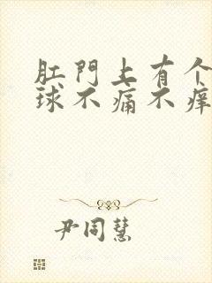 肛门上有个肉球球不痛不痒怎么办封面