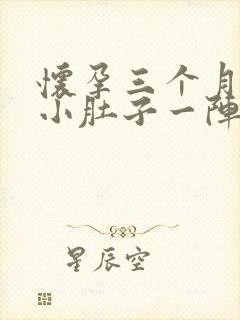 怀孕三个月左边小肚子一阵阵疼是什么原因封面