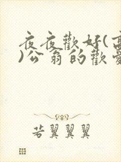 夜夜欢好(高h)公翁的欢爱