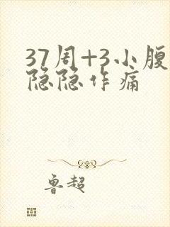 37周+3小腹隐隐作痛