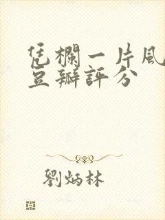 凭栏一片风云起豆瓣评分封面