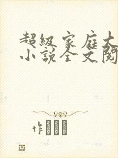 超级家庭大杂烩小说全文阅读