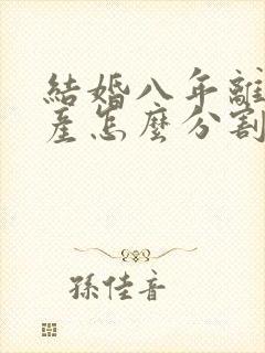 结婚八年离婚财产怎么分割