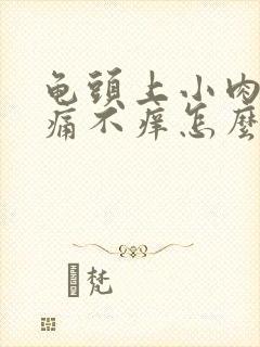 龟头上小肉粒不痛不痒怎么办