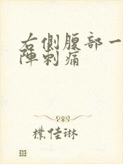 右侧腹部一阵一阵刺痛封面