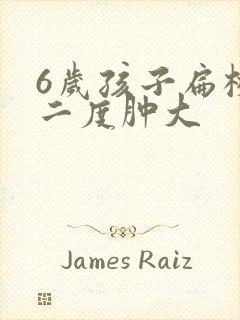 6岁孩子扁桃体二度肿大