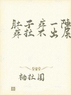 肚子疼一阵一阵疼拉不出屎封面