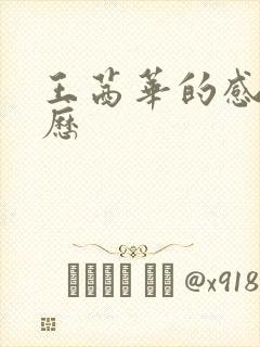 王茜华的感情经历