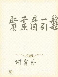 肚子疼一般有什么原因引起的封面