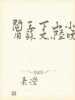 阎王下山小说主角苏文,陆晚风