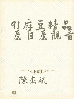 91麻豆精品国产自产观看在线封面