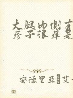 大腿内侧有红色疹子很痒是什么