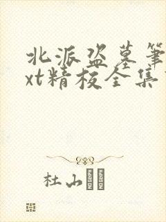 北派盗墓笔记txt精校全集下载