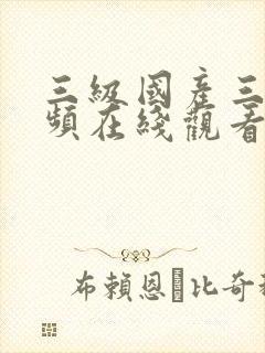 三级国产三级视频在线观看