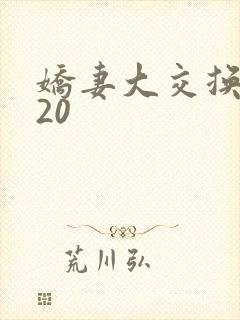 娇妻大交换1一20封面