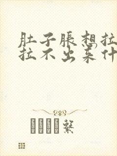 肚子胀想拉屎又拉不出来什么原因