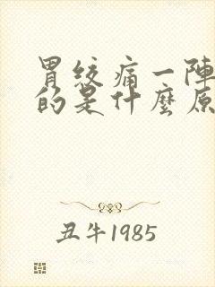 胃绞痛一阵一阵的是什么原因