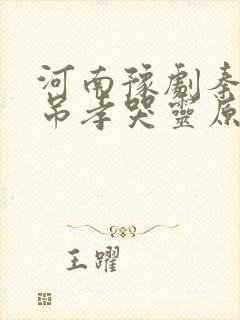 河南豫剧秦雪梅吊孝哭灵原唱