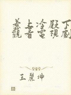 惹上冷殿下免费观看电视剧全集封面