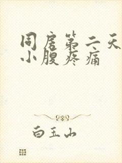 同房第二天右侧小腹疼痛